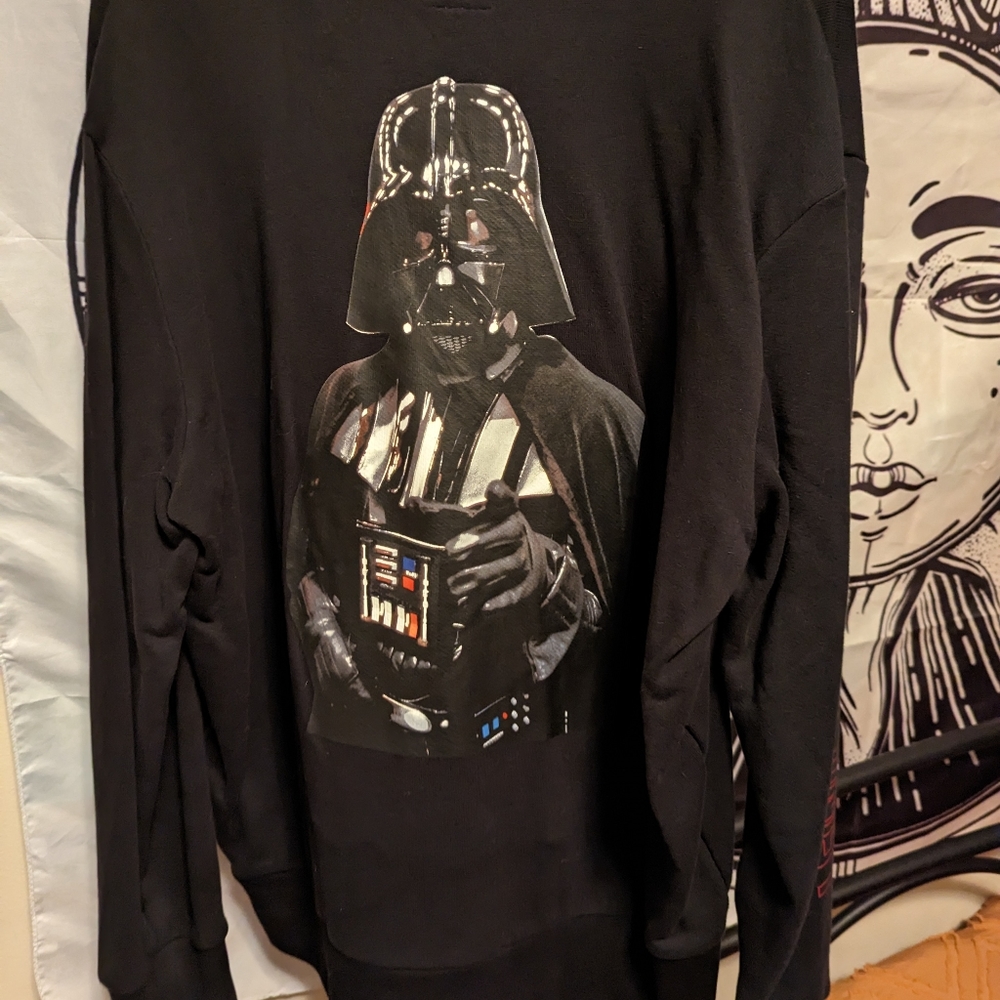 Black Star Wars hoodie